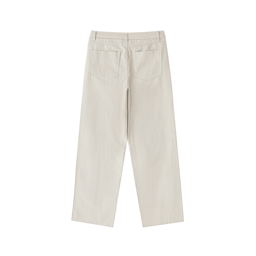 Heavyweight Cotton Straight-Leg Pants