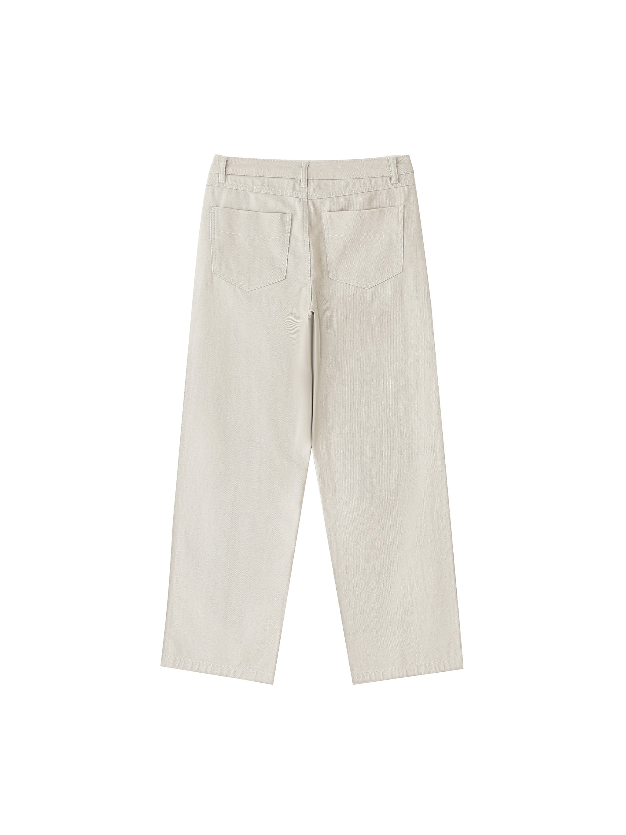 Heavyweight Cotton Straight-Leg Pants