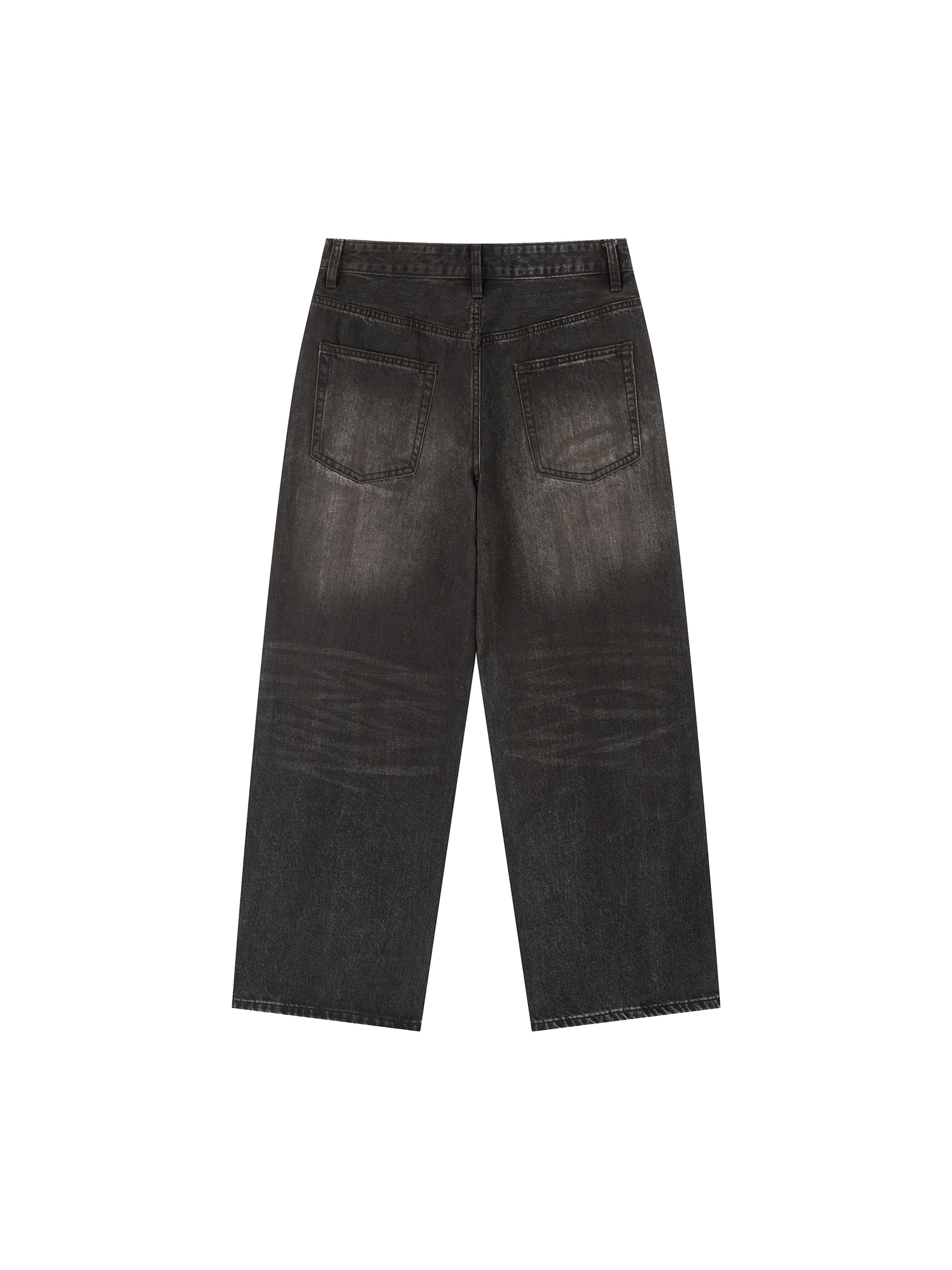 Vintage Wash Heavyweight Denim Jeans